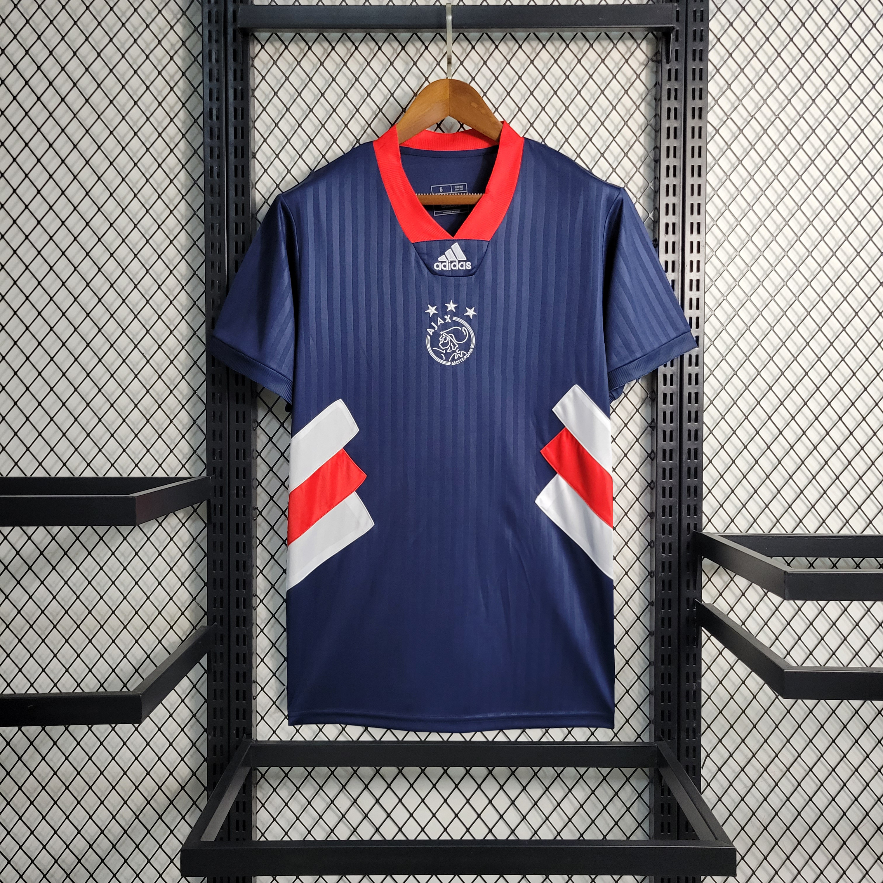 Ajax 23-24 Blue Jersey - Fans Version